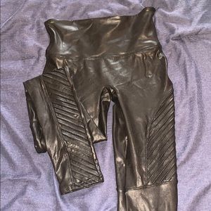 SPANX Moto Leather Leggings